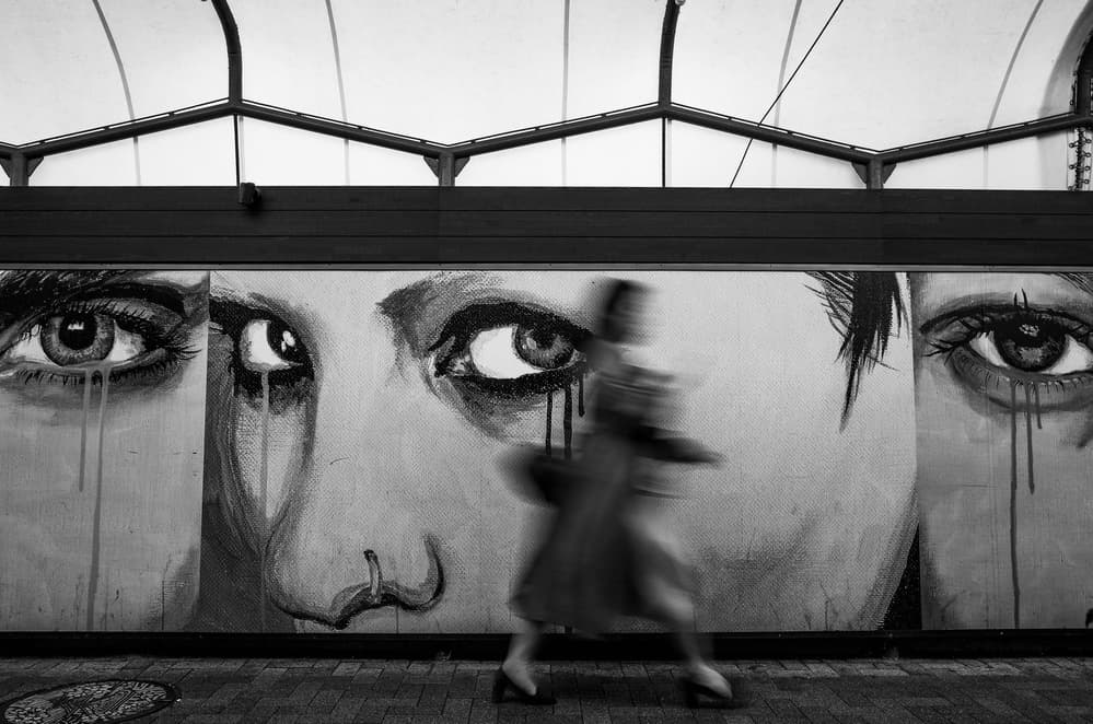 Crying Eyes Motion Blur by Masahiro Miyagi — canvas wall art