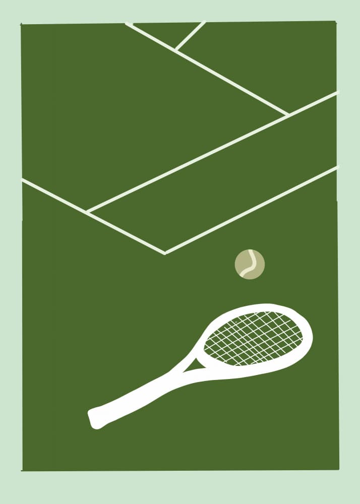 Tennisclubno04 by Treechild — canvas wall art