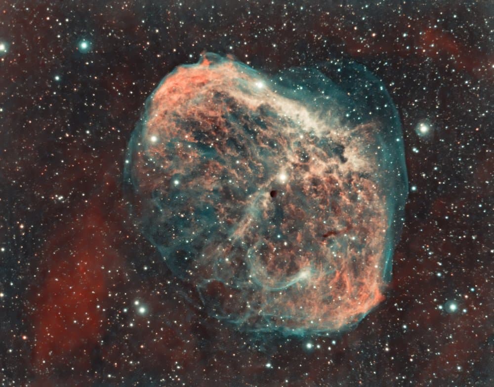 Vibrant Cosmic Nebula by David Dayag — canvas wall art