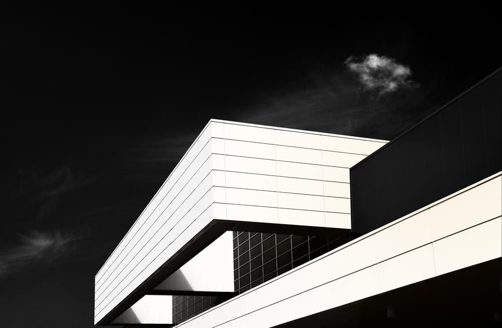 Sleek Modern Architecture by Harry Verschelden — canvas wall art