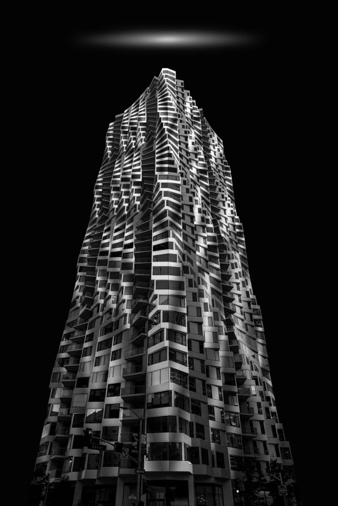 Twisted Urban Skyscraper by Bill Wang — canvas wall art