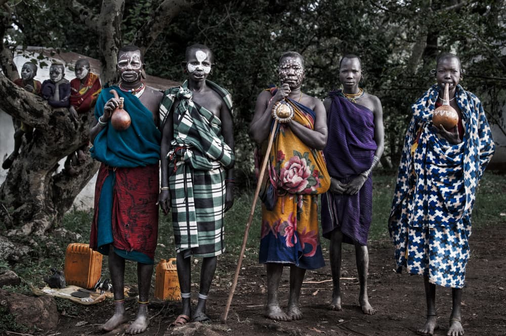 Traditional African Women by Joxe Inazio Kuesta Garmendia — canvas wall art