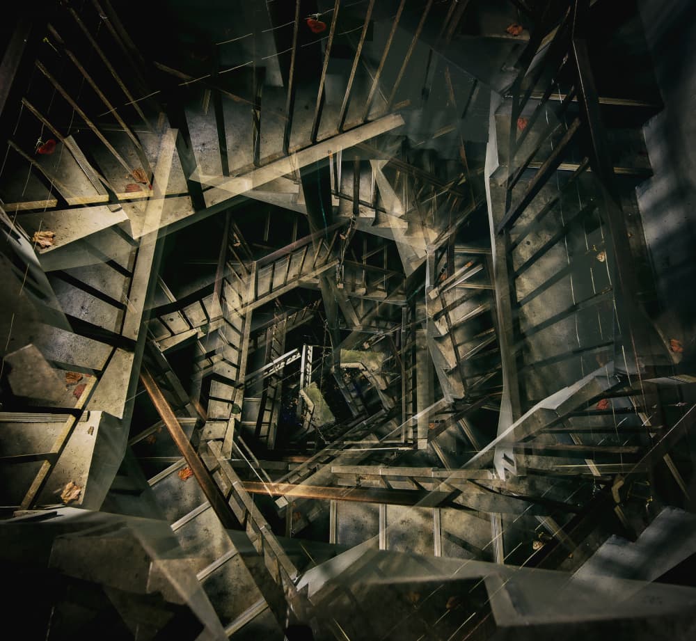 Architectural Maze by YASUTOSHI HONJO — canvas wall art