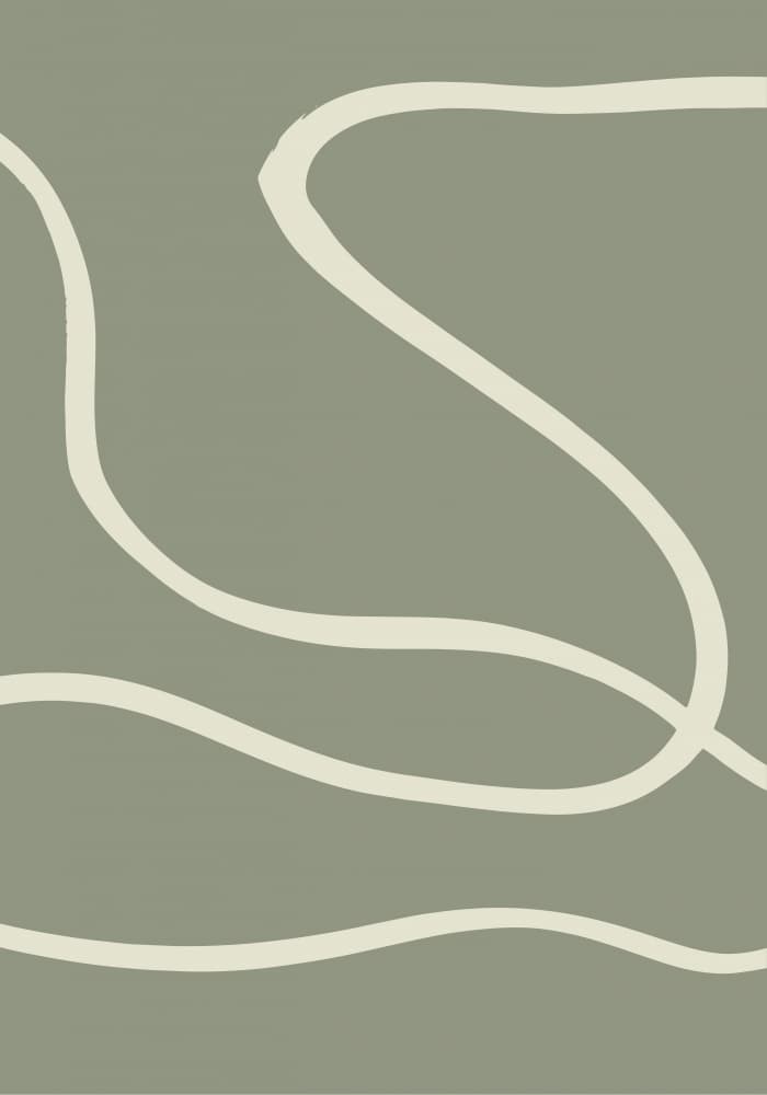 Fluid Sage Lines by Pictufy Studio — canvas wall art