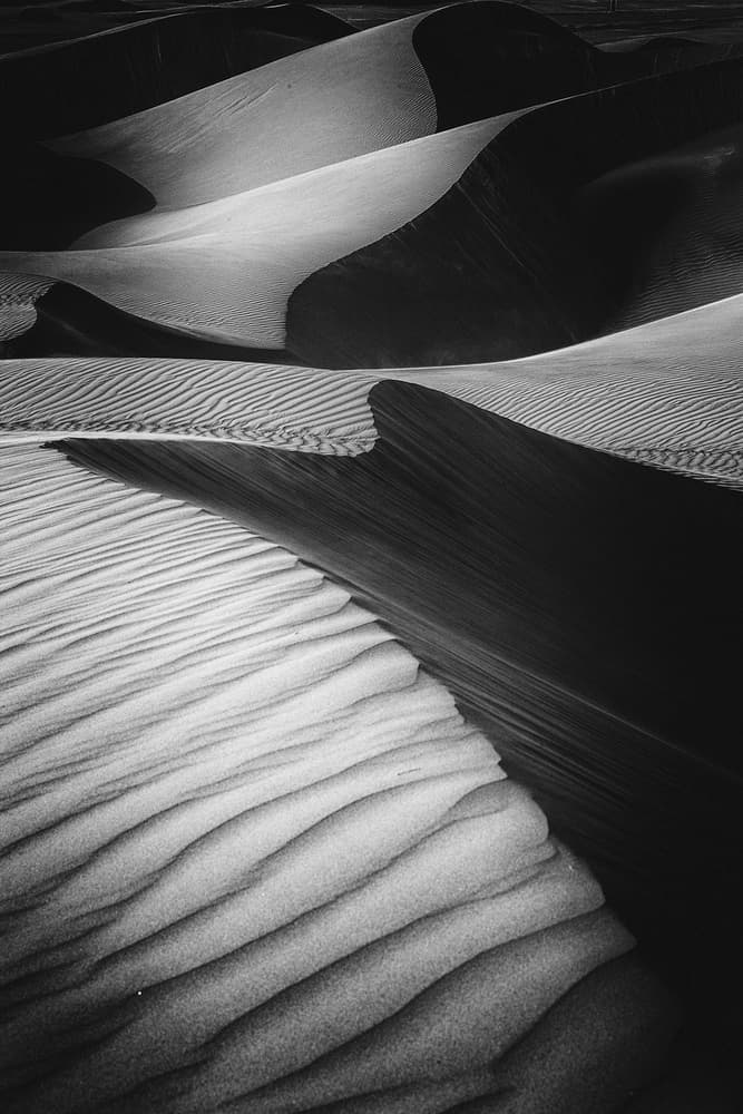 Abstract Desert Dunes by Rami Al Adwan — canvas wall art