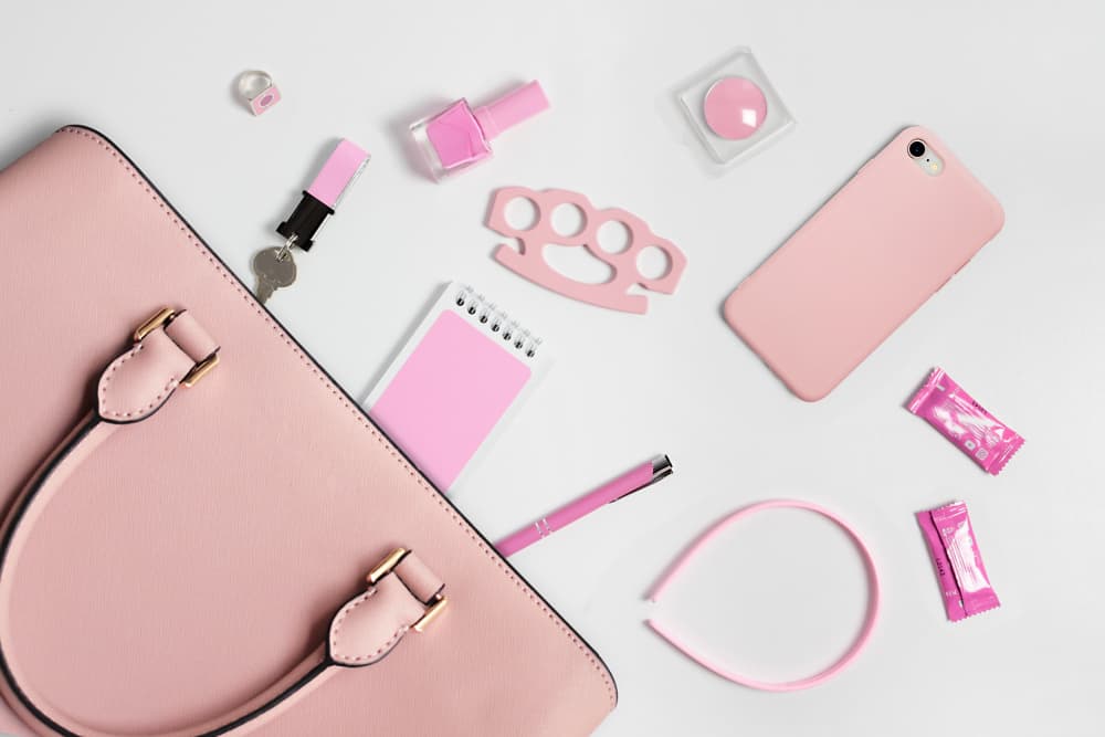 Pink Everyday Essentials by Mister Solo — canvas wall art