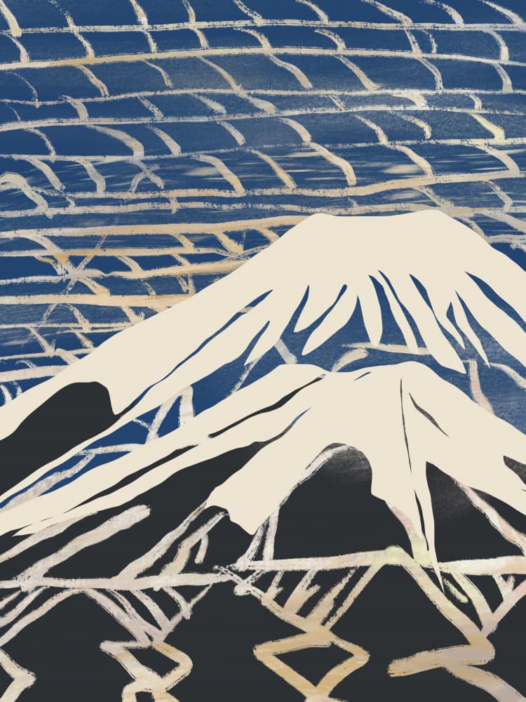 Mount Fuji Serenity by Little Dean — canvas wall art