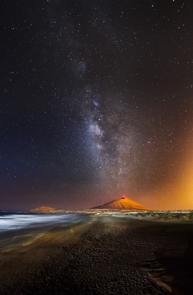 Milky Way Coastal Night by Ivan Macia — canvas wall art