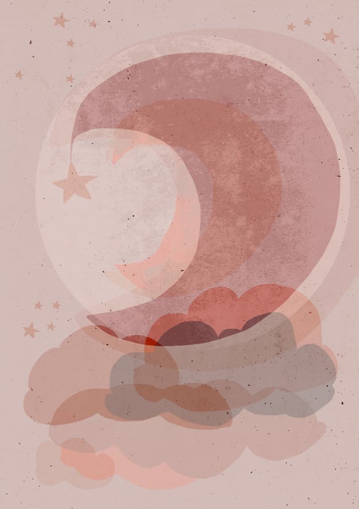 Dreamy Sky Whirls by Treechild — canvas wall art