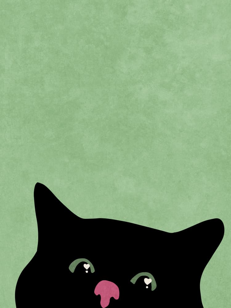 Curious cat by Raissa Oltmanns — canvas wall art