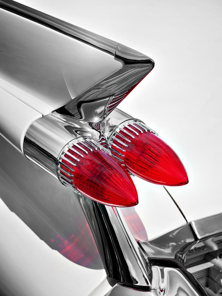 Red Rocket Taillights by Beate Gube — canvas wall art