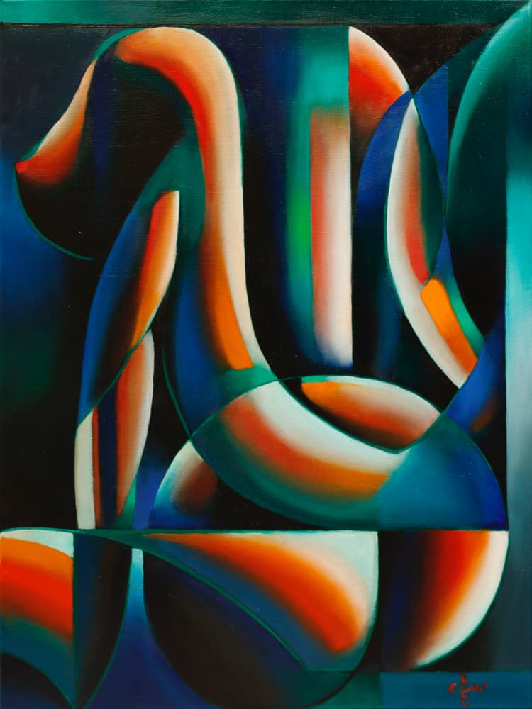 Organic Color Flow by Corné Akkers — canvas wall art