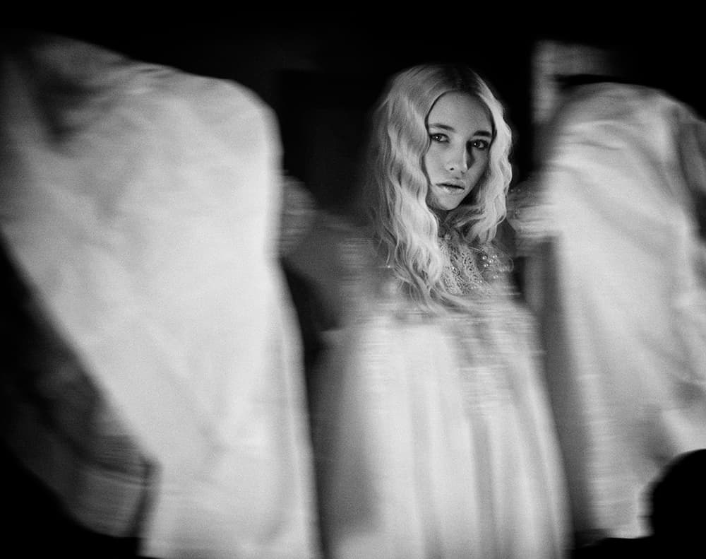 Ethereal Blonde Portrait by Alexandra Fira — canvas wall art