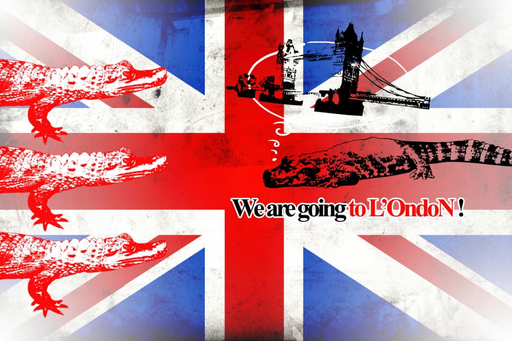 We Are Going London by Rafal Kulik — canvas wall art