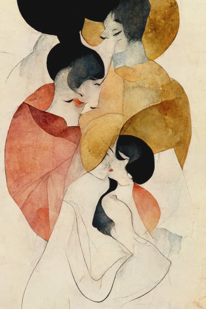 Whispering Elegance by Treechild — canvas wall art