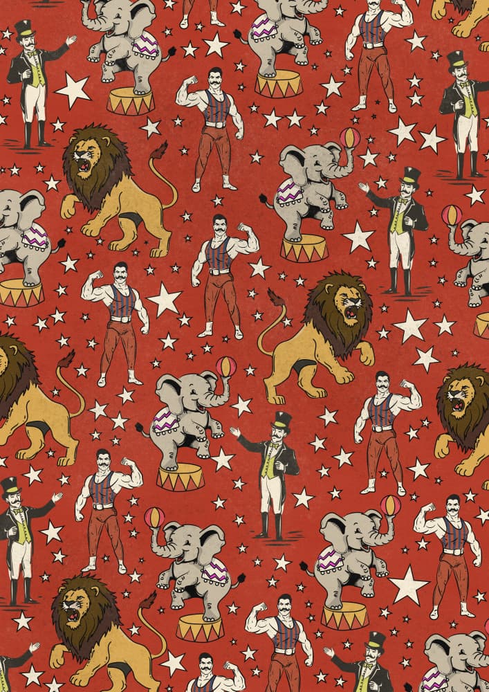 Vintage Circus Pattern