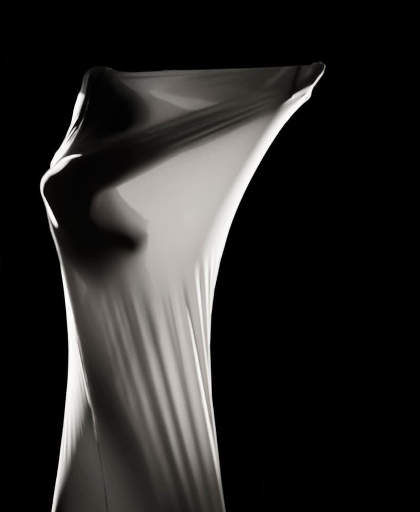 Veiled Figure by Ari Kordonsky — canvas wall art
