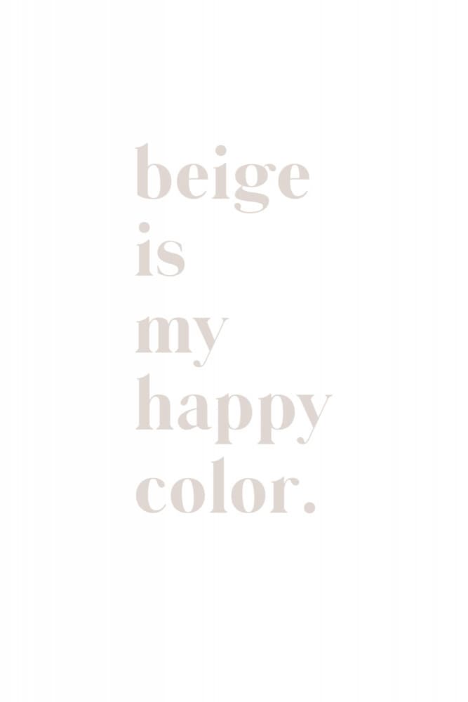 Beige Bliss by uplusmestudio — canvas wall art