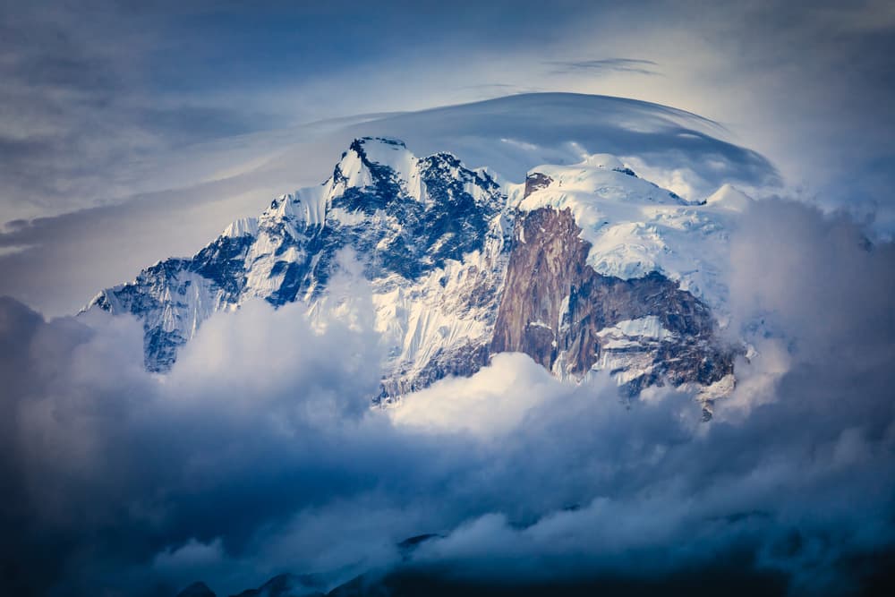Majestic Snowy Peaks by Adrian Popan — canvas wall art
