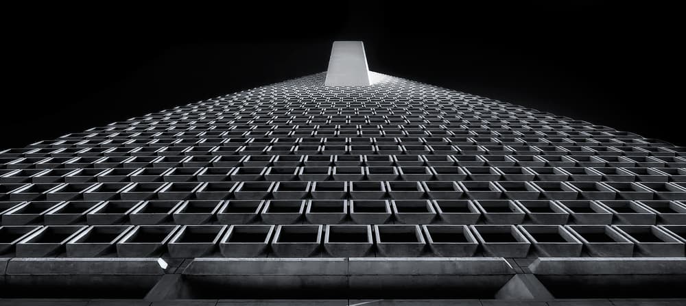 Modern Skyscraper Geometry by David Rothstein — canvas wall art