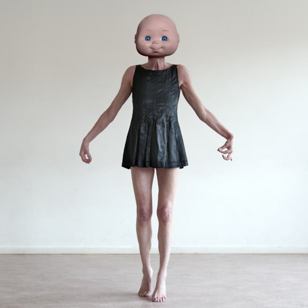 Surreal Doll Figure by Ton Dirven — canvas wall art
