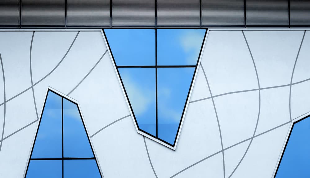 Urban Geometry Reflections by Henk van Maastricht — canvas wall art