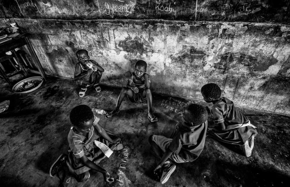 Classroom Chalk Drawing by Joxe Inazio Kuesta Garmendia — canvas wall art