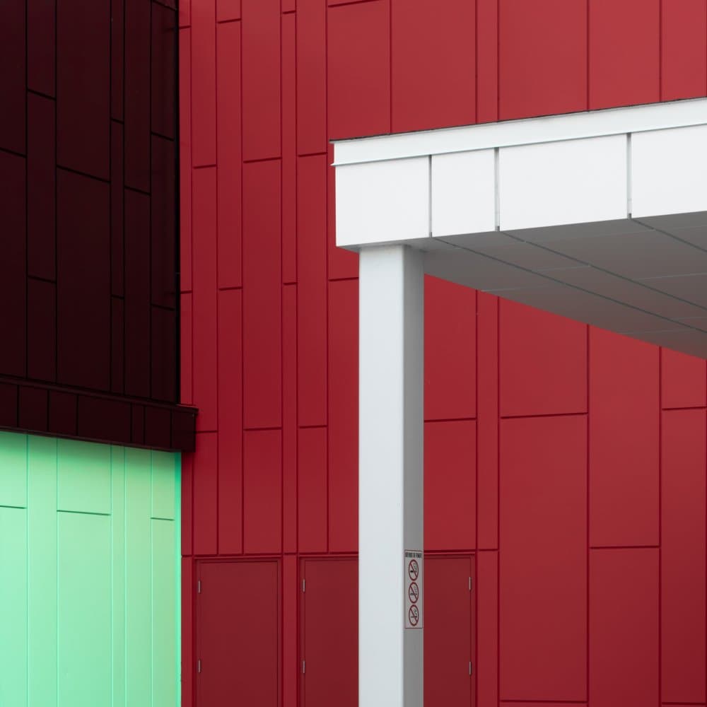 Modern Geometric Architecture by Miroslaw Prybinski — canvas wall art