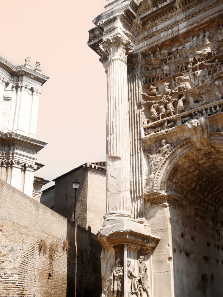 Ancient Roman Arch by Gemma Bardot — canvas wall art