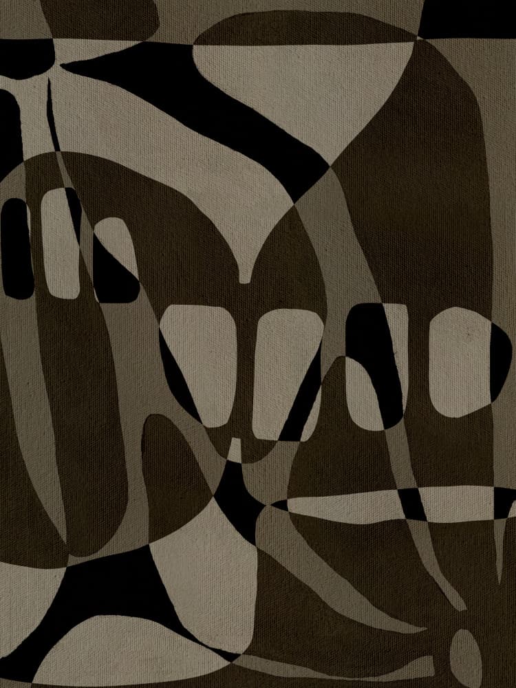 Contour 1 by Shatha Al Dafai — canvas wall art
