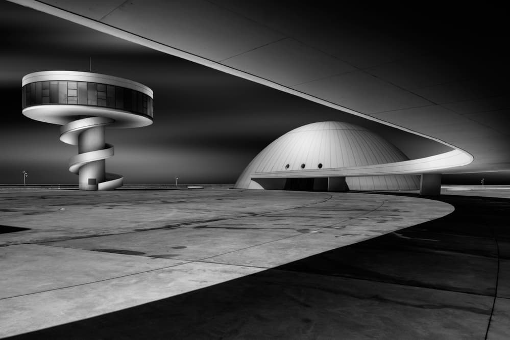 Sleek Modern Architecture by Jorge Ruiz Dueso — canvas wall art