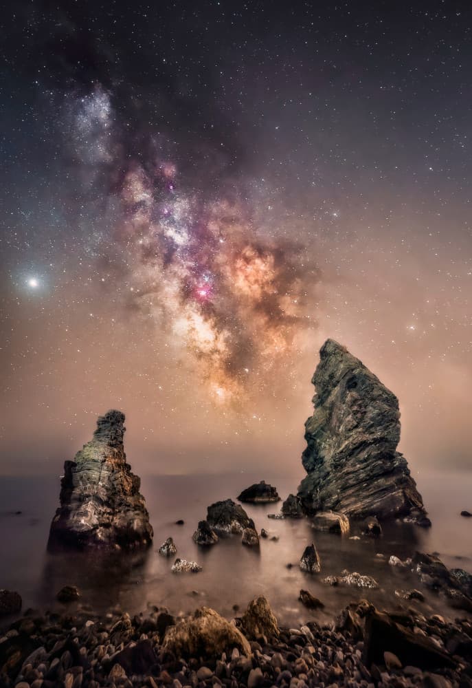 Galactic Seascape by Juan Luis Seco — canvas wall art