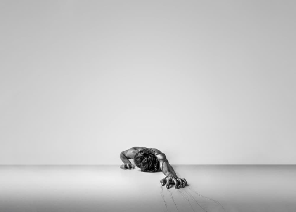Man's Intense Struggle by alizolghadri93 — canvas wall art