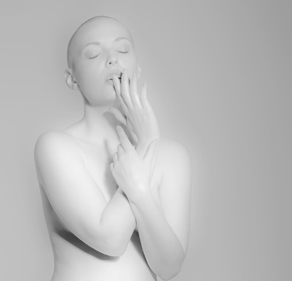 Sensual White Form by Ari Kordonsky — canvas wall art
