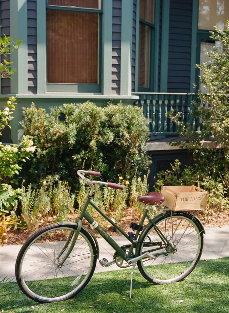 Vintage Bike At Home by Bethany Young — canvas wall art
