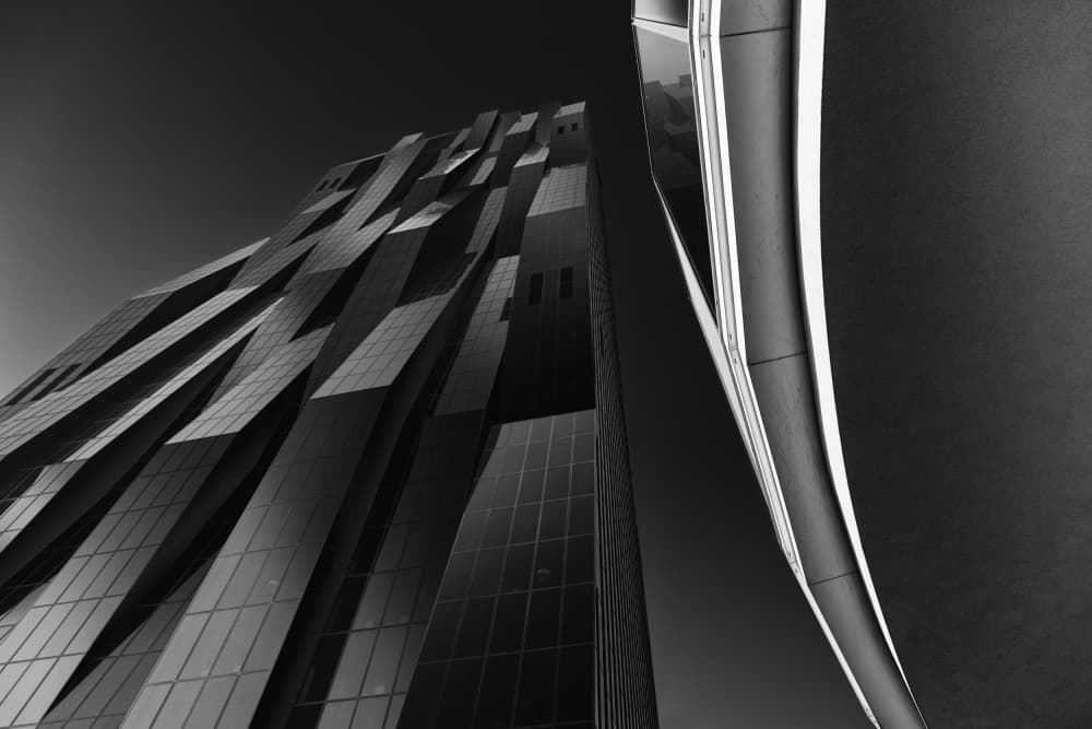 Dramatic Urban Geometry by Jobin Mathew — canvas wall art