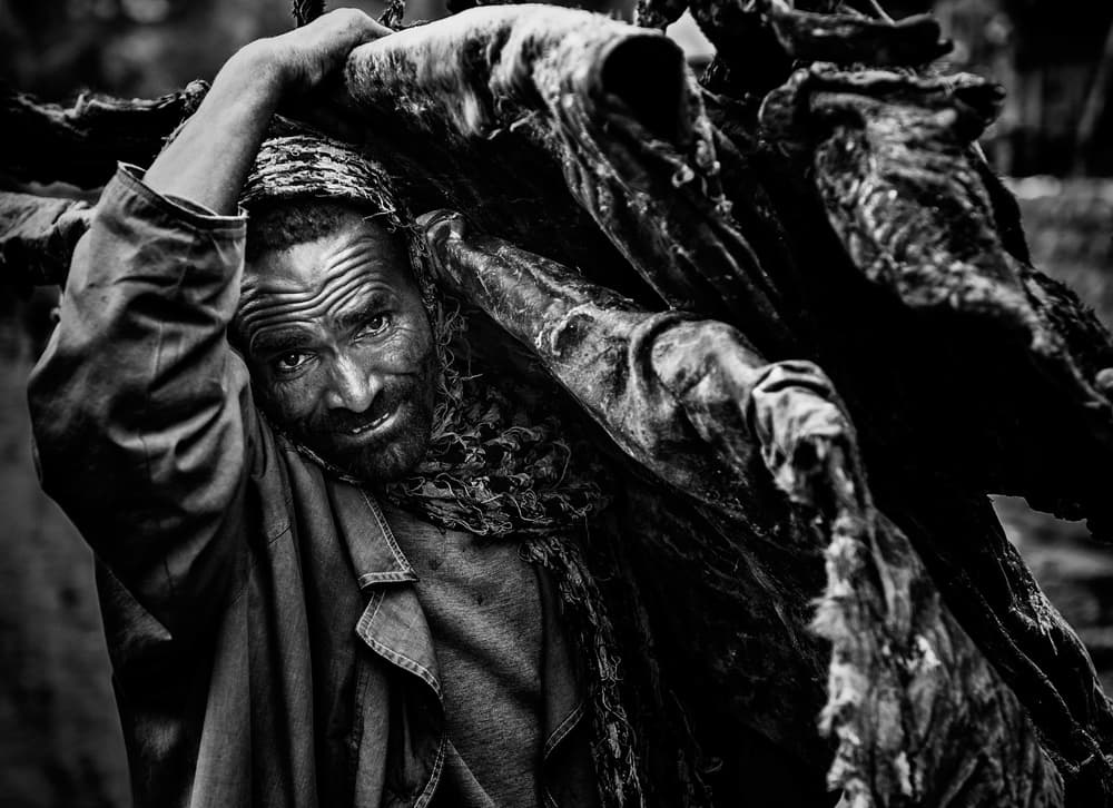 Resilient Worker's Gaze by Joxe Inazio Kuesta Garmendia — canvas wall art