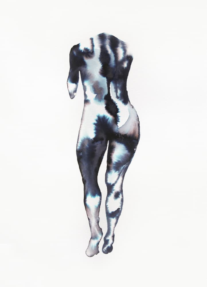 Fluid Body Study by Joshua Hoskins — canvas wall art