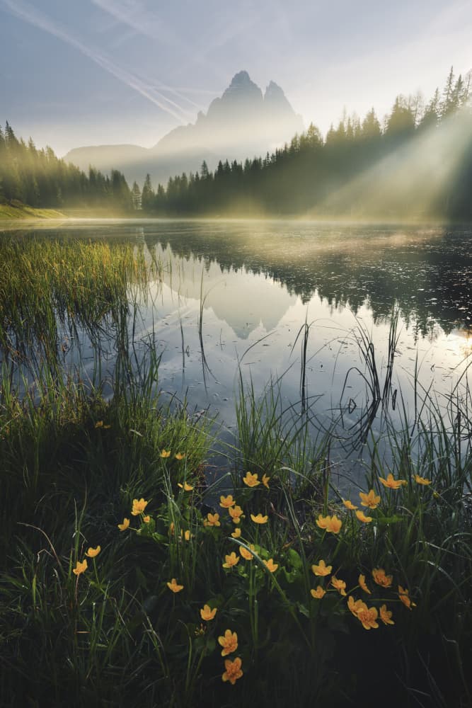 Mountain Paradise by Stefan Hefele — canvas wall art