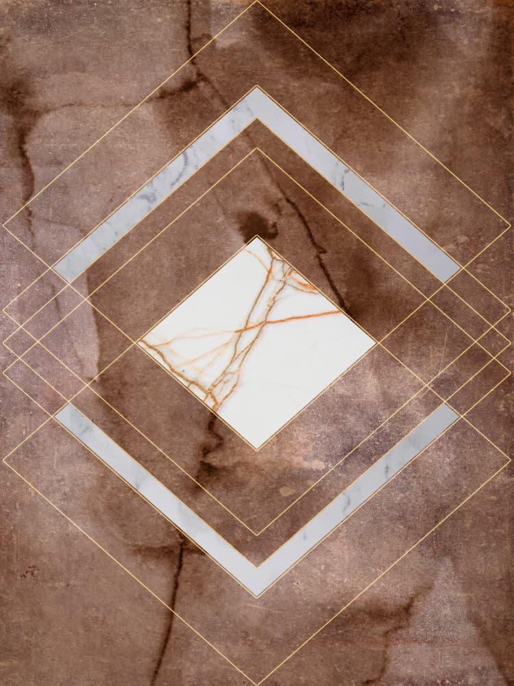 Geometric Marble Design by Gemma Bardot — canvas wall art
