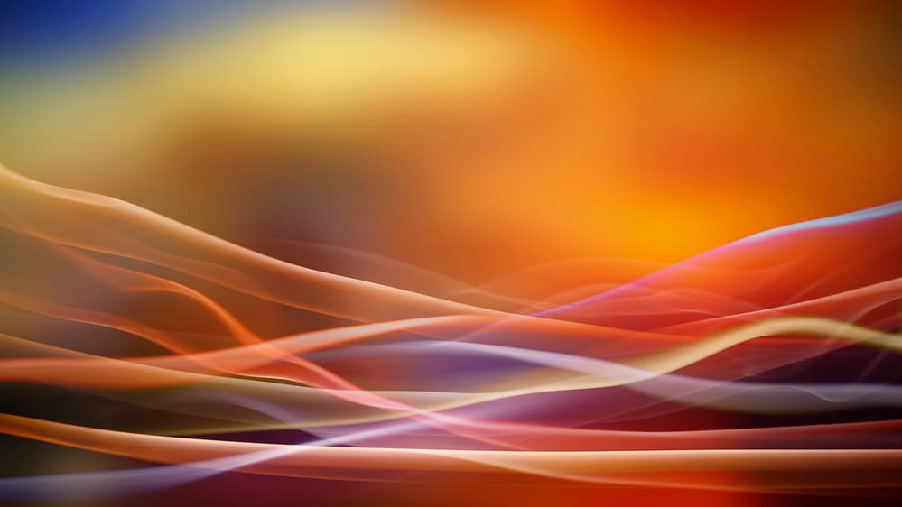Vibrant Flowing Abstract Lines by Xavier Garci — canvas wall art