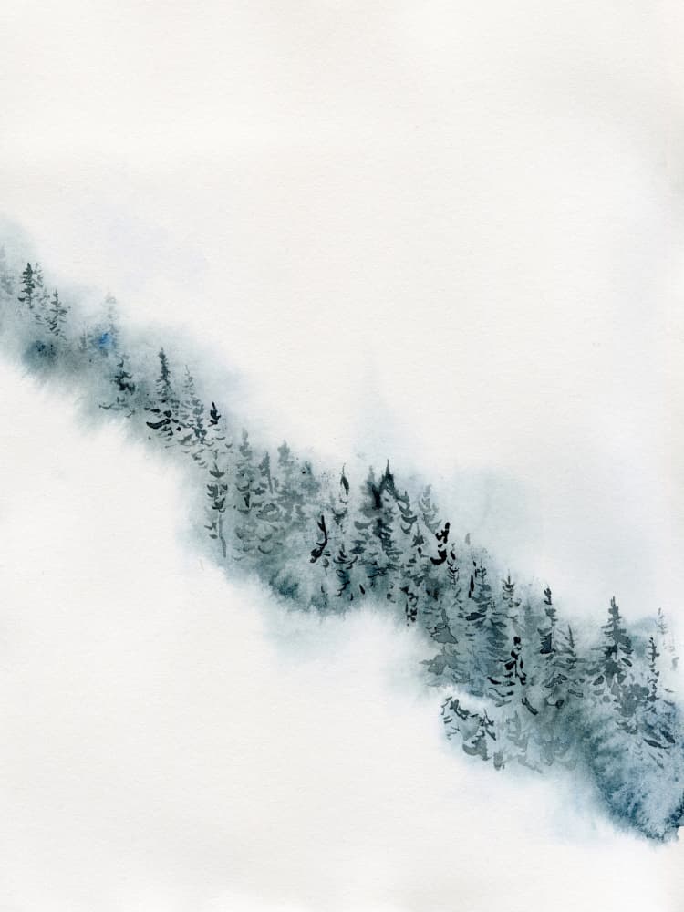 Thequietseasonno06 by Treechild — canvas wall art