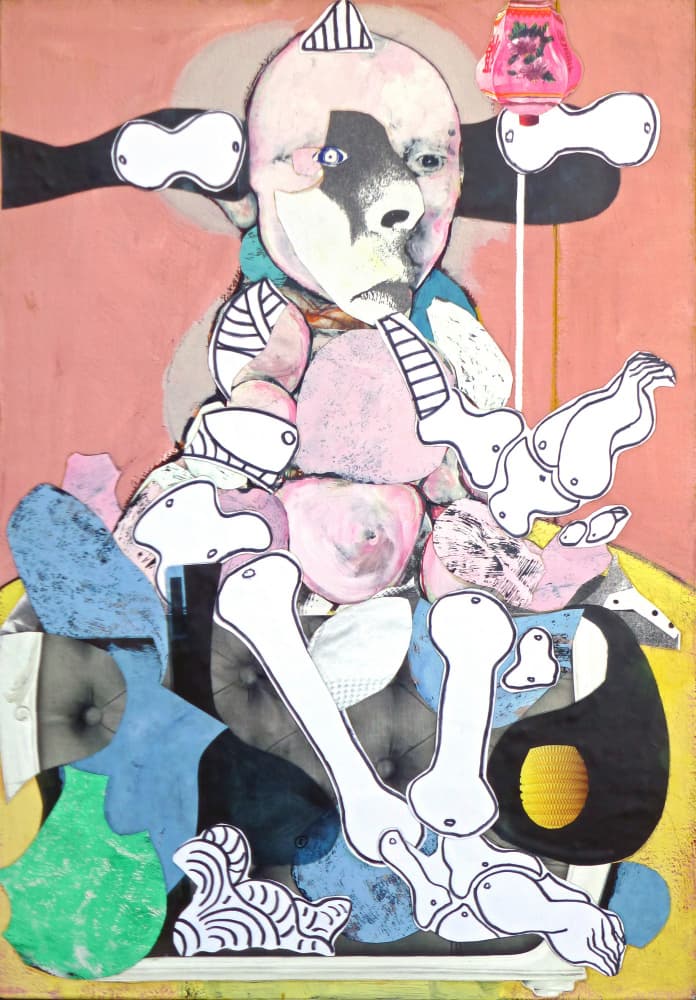 Surreal Baby Figure by Pascal Marlin — canvas wall art