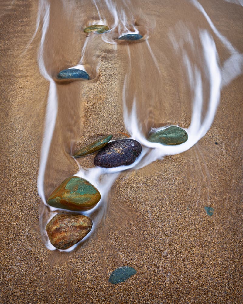 Ocean Waves Over Rocks by Matt Anderson — canvas wall art