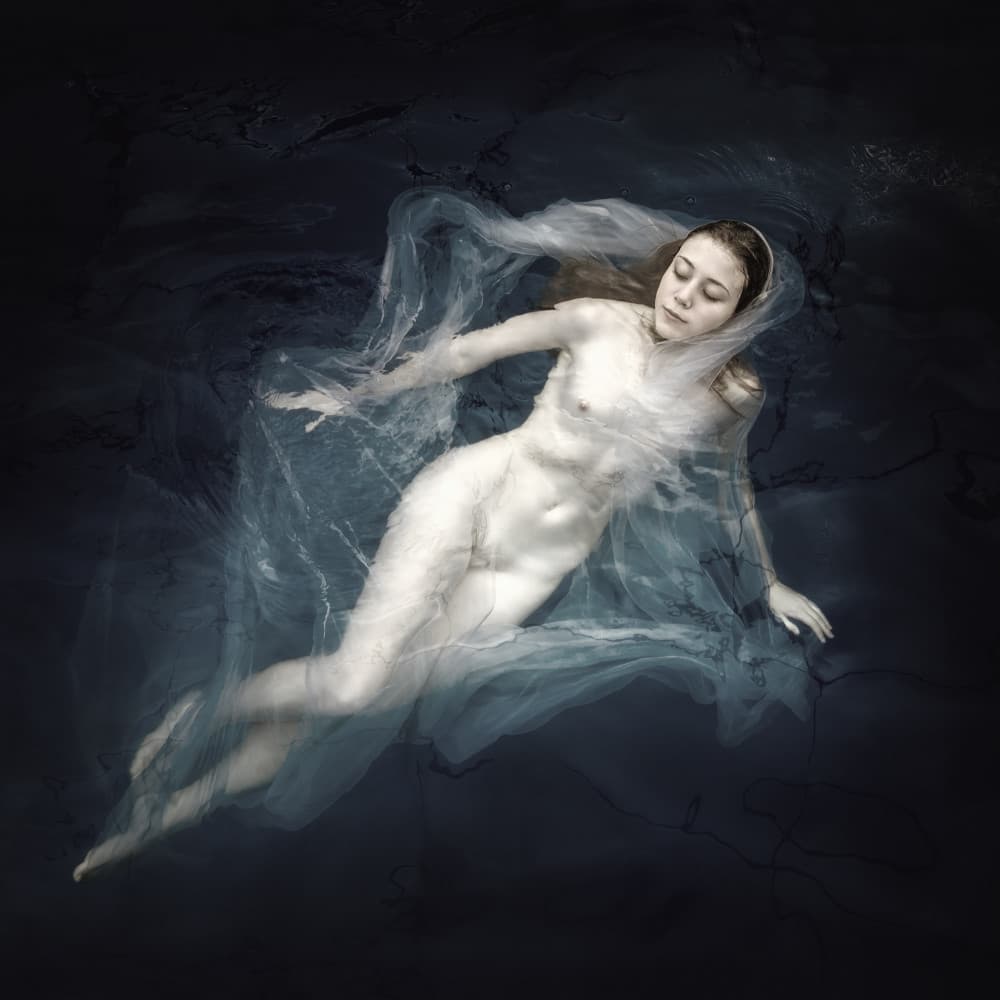 Ethereal Nude Water by Dmitry Frizel — canvas wall art