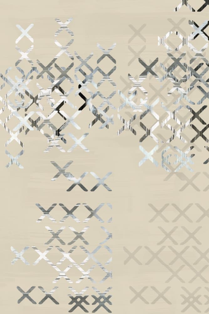 Geometric X Pattern by cartissi — canvas wall art