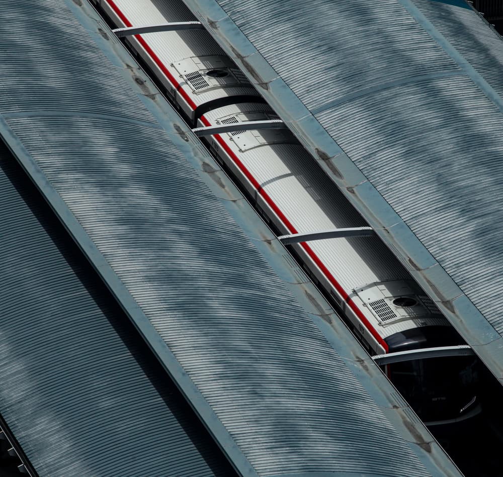 Train Station Roofscape by Erik Schottstaedt — canvas wall art