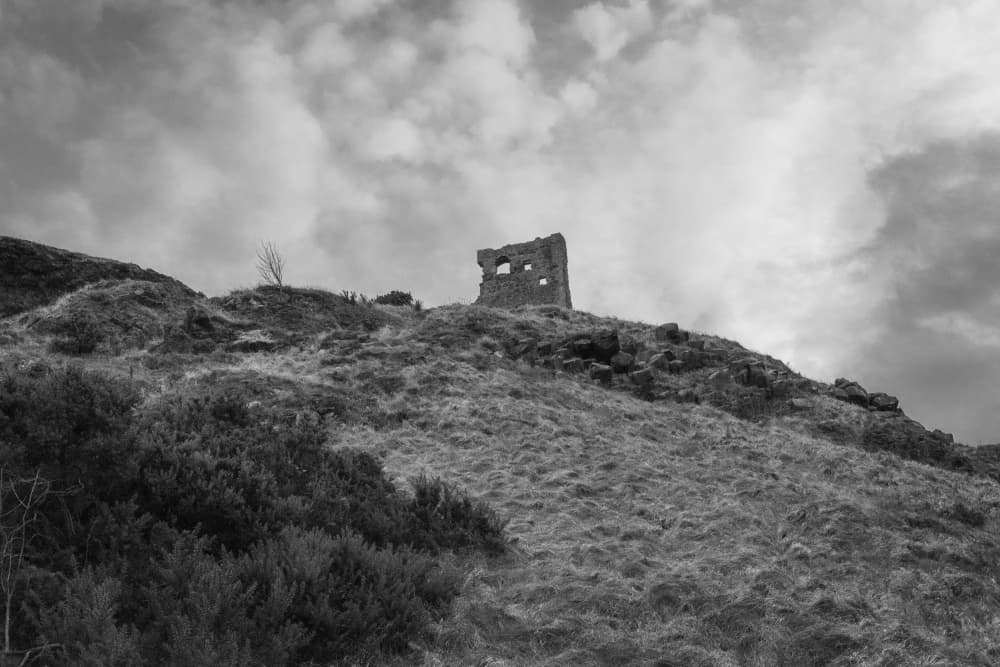 Ancient Hilltop Ruin by Lynann Colligan — canvas wall art