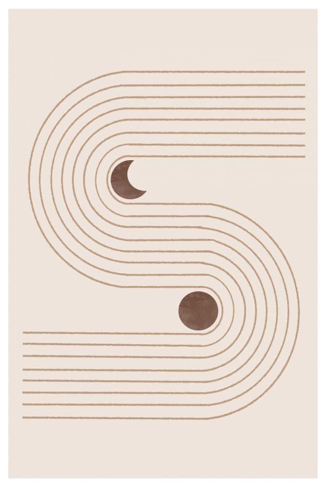 Lunar Harmony by THE MIUUS STUDIO — canvas wall art