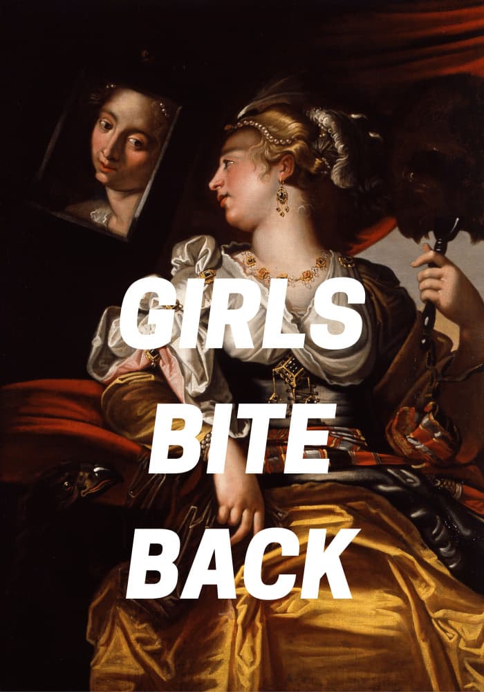 Baroque Girls Bite Back by Athene Fritsch — canvas wall art